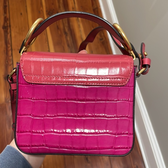 Chloe Calfskin Crocodile Embossed Mini C bag - Picture 8 of 12